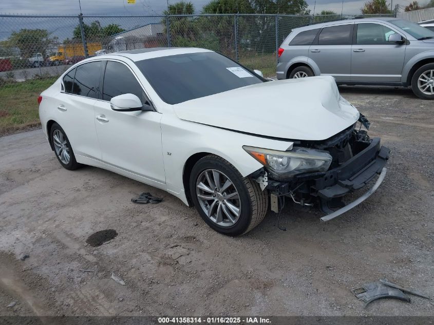 VIN JN1BV7AP0EM686445 2014 INFINITI Q50 no.1