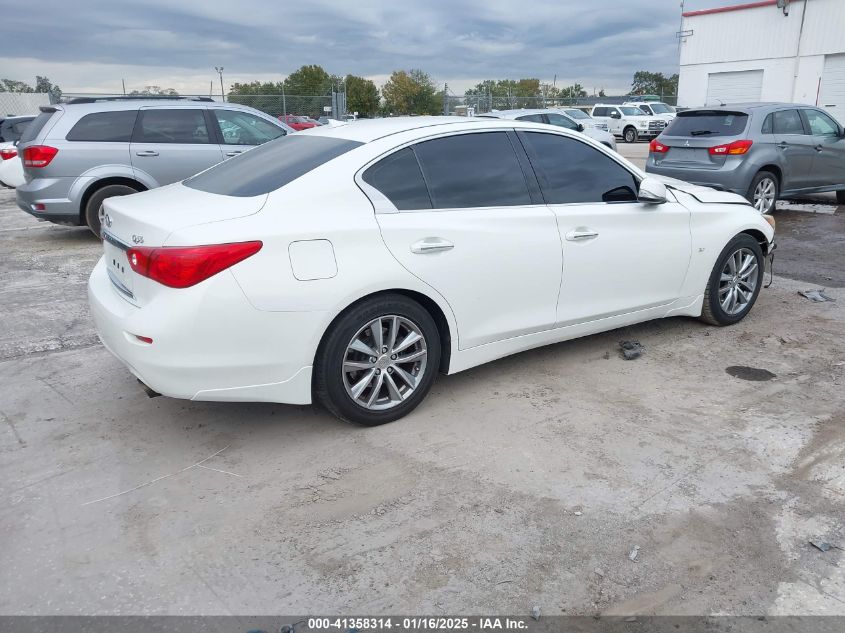 VIN JN1BV7AP0EM686445 2014 INFINITI Q50 no.4