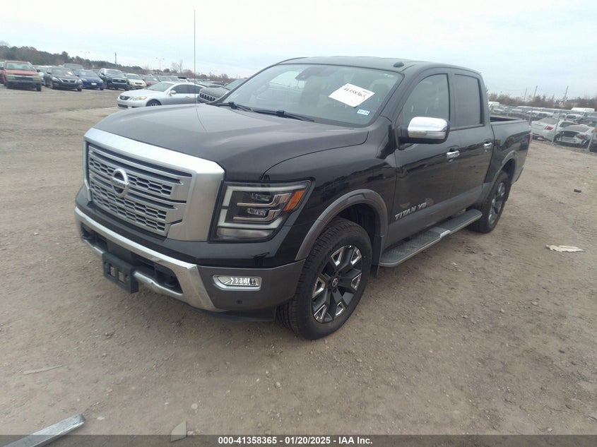 Vin: 1n6aa1ed7ln502852, lot: 41848809, nissan titan platinum reserve 4x4 20202