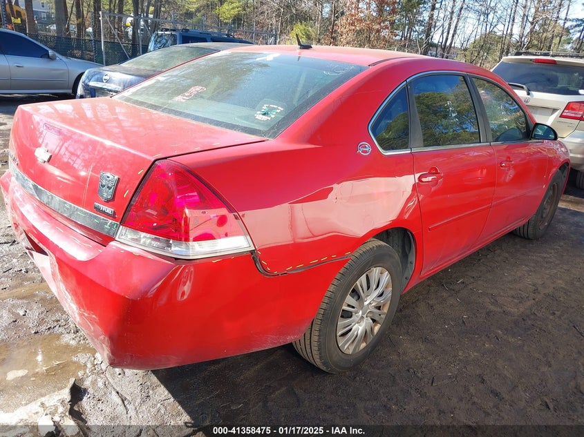 2008 CHEVROLET IMPALA VIN: 2G1WB58K281218957