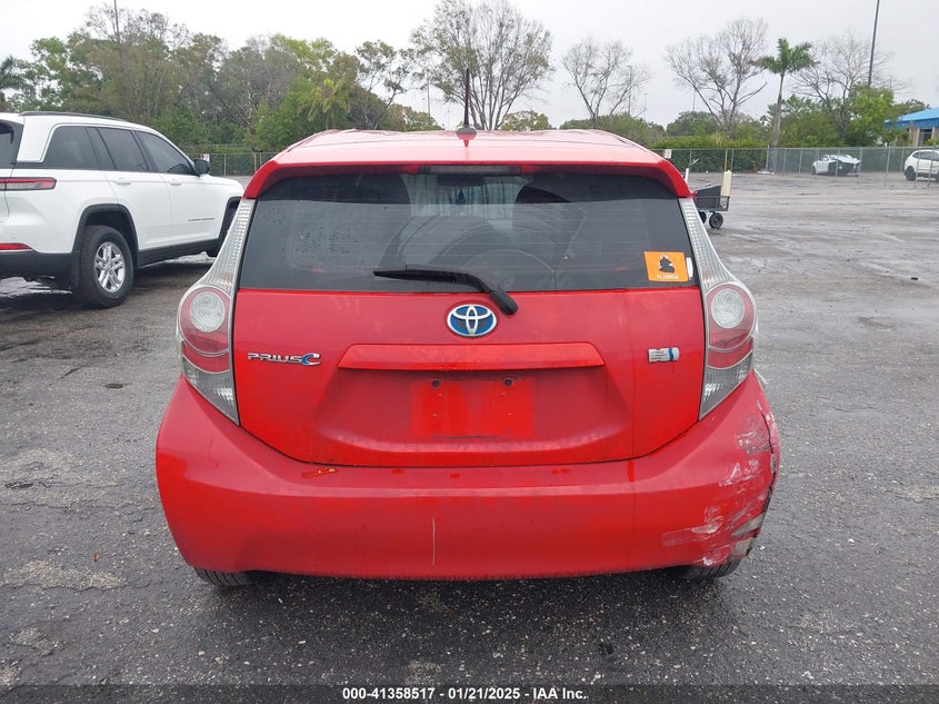 2013 TOYOTA PRIUS C VIN: JTDKDTB35D1542023