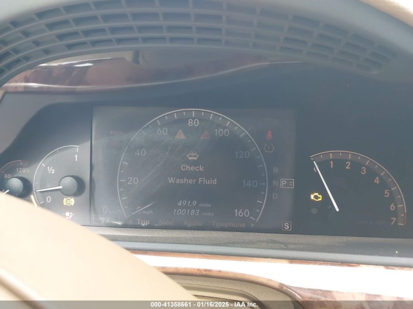 2008 Mercedes-Benz S 550 VIN: WDDNG71X58A239285 Lot: 41358661