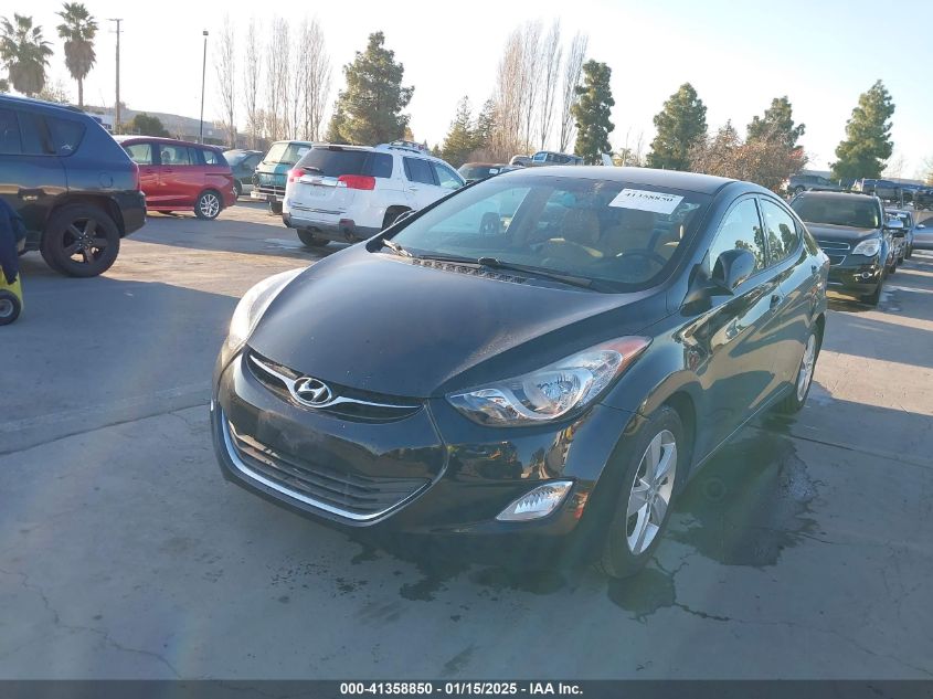 VIN 5NPDH4AE5DH448531 2013 Hyundai Elantra, Gls no.6