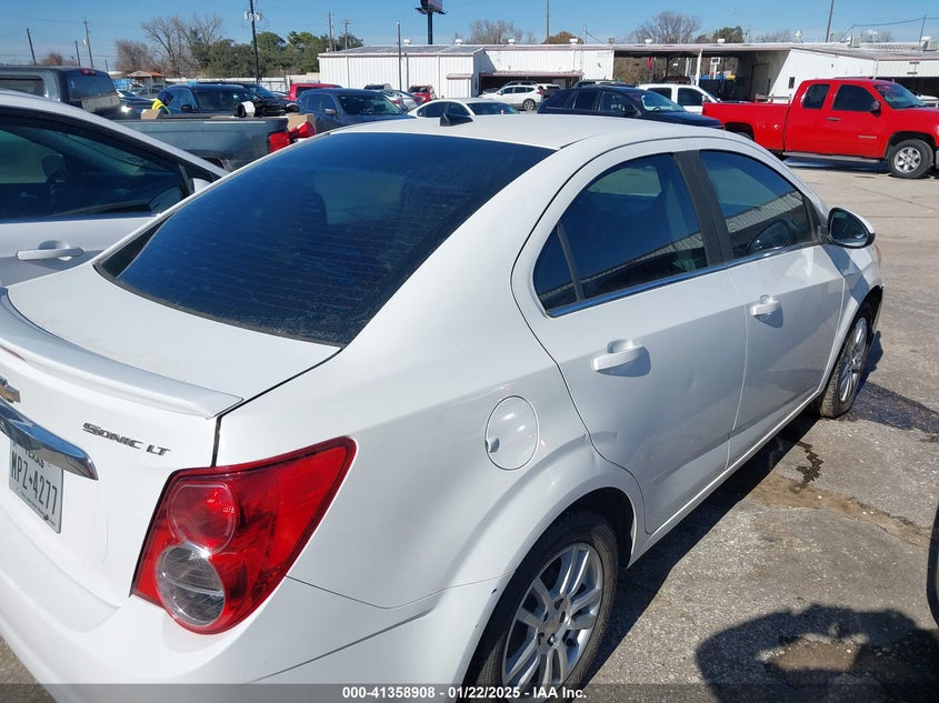 Vin: 1g1jc5sh6e4155494, lot: 41849352, chevrolet sonic lt auto 20144