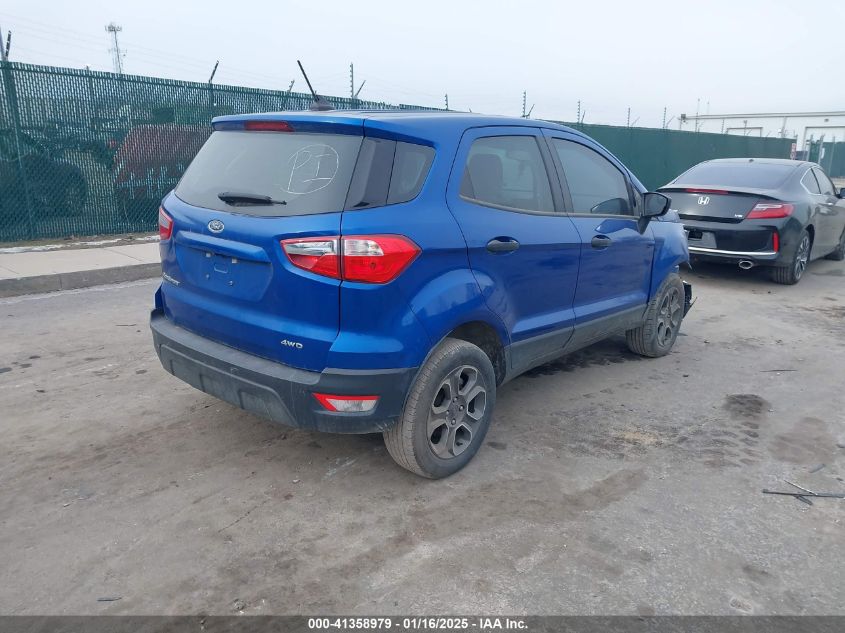 VIN MAJ6S3FL1MC429603 2021 FORD ECOSPORT no.4