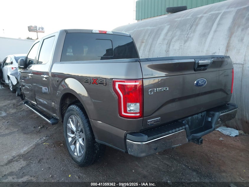 2017 FORD F-150 VIN: 1FTEW1EP3HKD81312