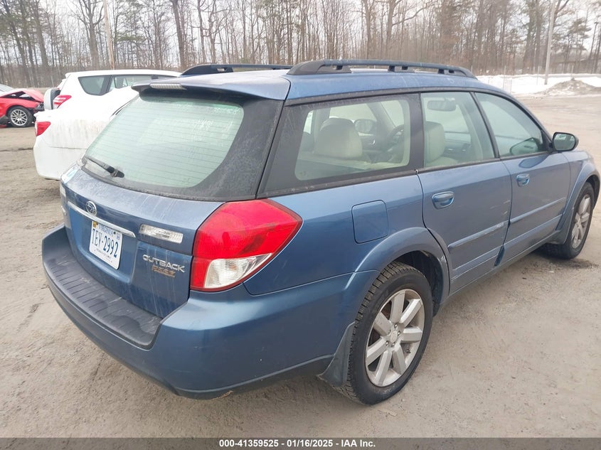2008 SUBARU OUTBACK VIN: 4S4BP62C187317038