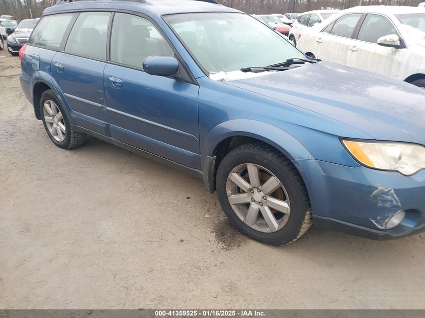 2008 SUBARU OUTBACK VIN: 4S4BP62C187317038