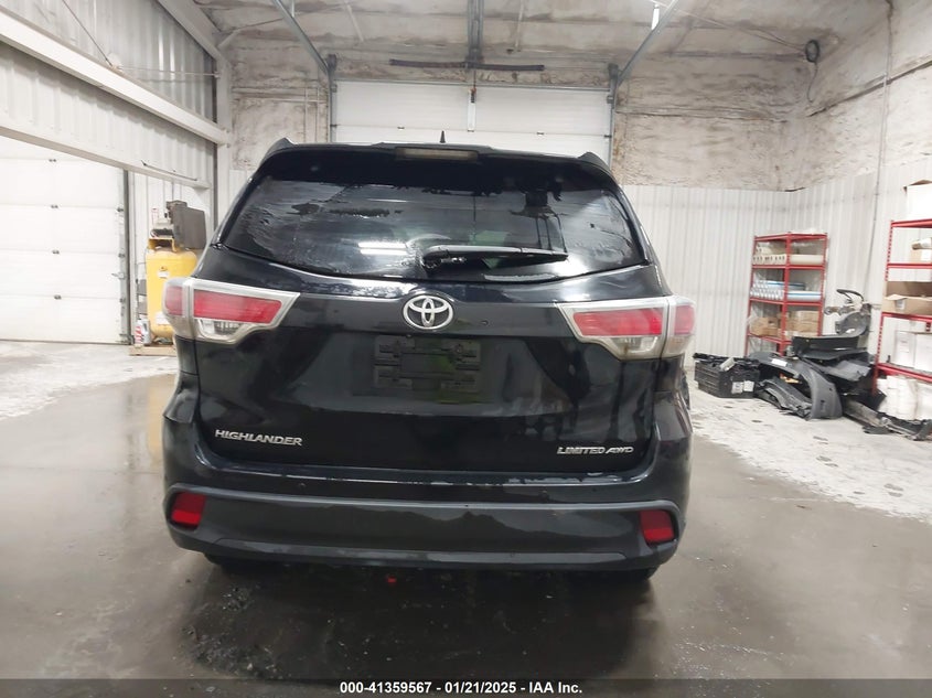 2015 TOYOTA HIGHLANDER LIMITED V6 - 5TDDKRFH1FS082632