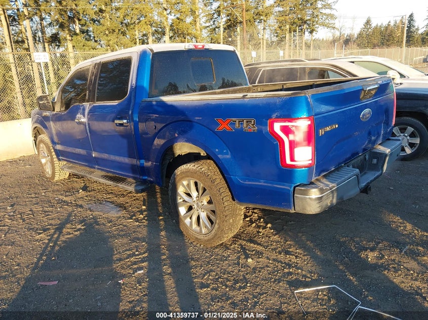 2017 FORD F-150 VIN: 1FTEW1EG3HKE31030