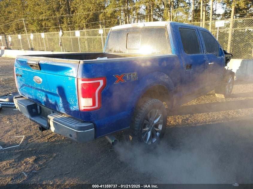 2017 FORD F-150 VIN: 1FTEW1EG3HKE31030