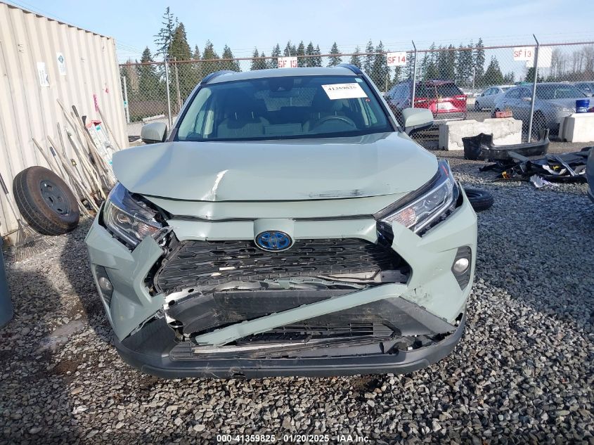 VIN 4T3RWRFV5MU038693 2021 Toyota RAV4, Hybrid Xle no.12