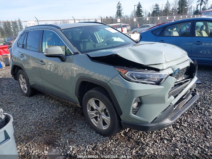 VIN 4T3RWRFV5MU038693 2021 Toyota RAV4, Hybrid Xle no.1