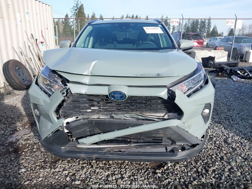 VIN 4T3RWRFV5MU038693 2021 Toyota RAV4, Hybrid Xle no.6