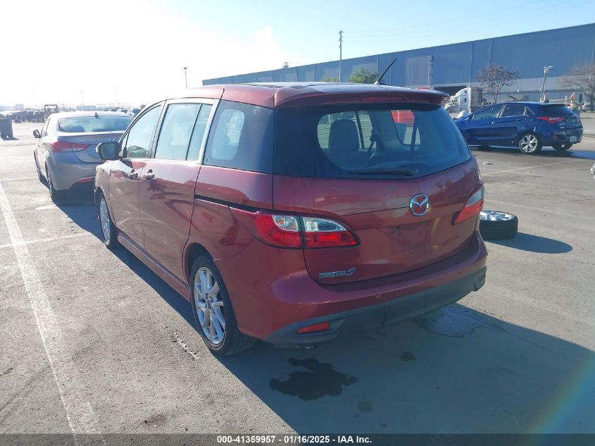 VIN JM1CW2CL9D0151857 2013 MAZDA MAZDA5 no.3