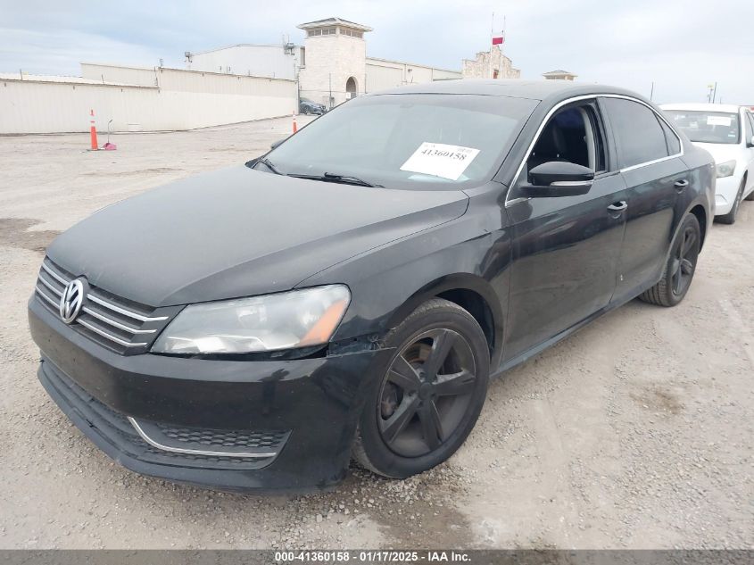 VIN 1VWBP7A32DC034920 2013 Volkswagen Passat, SE no.2