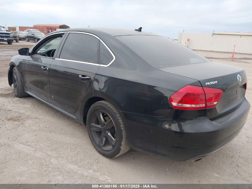 VIN 1VWBP7A32DC034920 2013 Volkswagen Passat, SE no.3