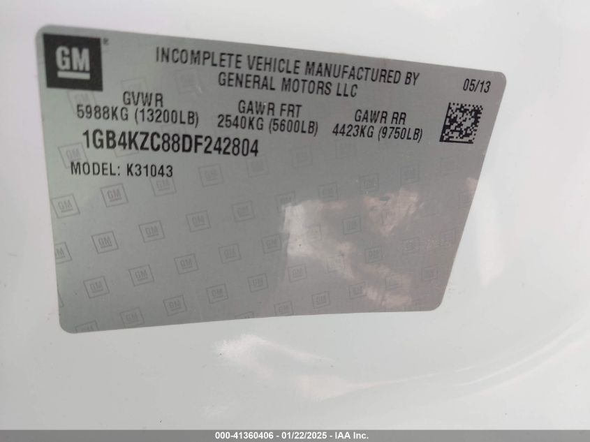 2016 Chevrolet Silverado 3500Hd Lt VIN: 1GB4KZC88GF242804 Lot: 41360406