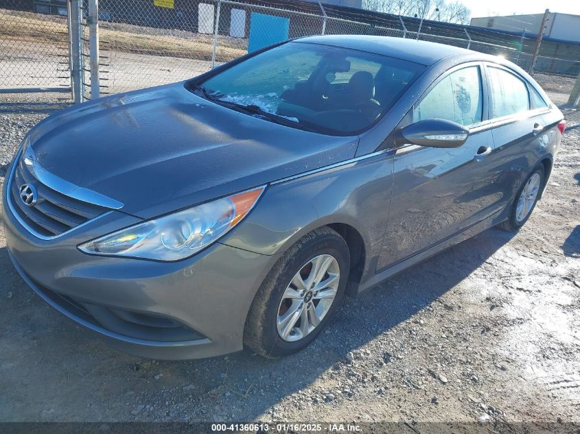 VIN 5NPEB4AC2EH929777 2014 Hyundai Sonata, Gls no.2