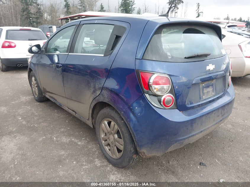 2013 CHEVROLET SONIC VIN: 1G1JC6SB0D4205841