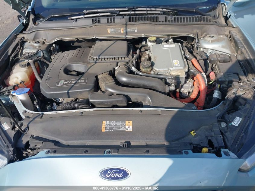 VIN 3FA6P0LU2ER136518 2014 Ford Fusion, Hybrid SE no.10