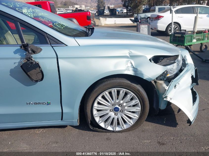 VIN 3FA6P0LU2ER136518 2014 Ford Fusion, Hybrid SE no.13