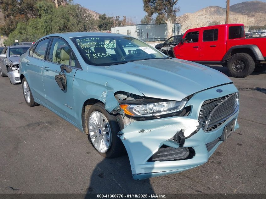 VIN 3FA6P0LU2ER136518 2014 Ford Fusion, Hybrid SE no.1