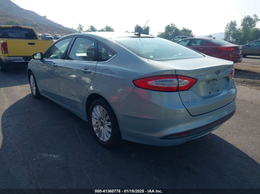 VIN 3FA6P0LU2ER136518 2014 Ford Fusion, Hybrid SE no.3