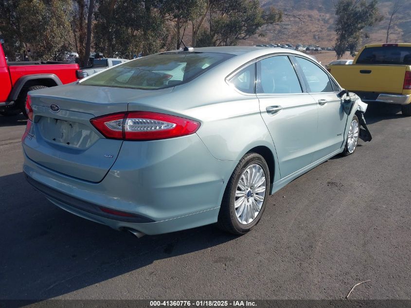 VIN 3FA6P0LU2ER136518 2014 Ford Fusion, Hybrid SE no.4