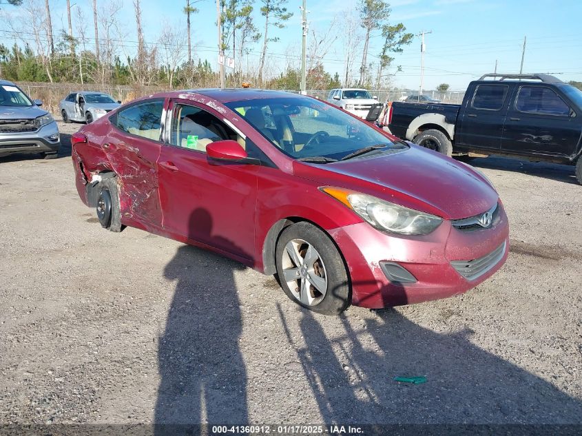 VIN 5NPDH4AE4DH327604 2013 Hyundai Elantra, Gls no.1