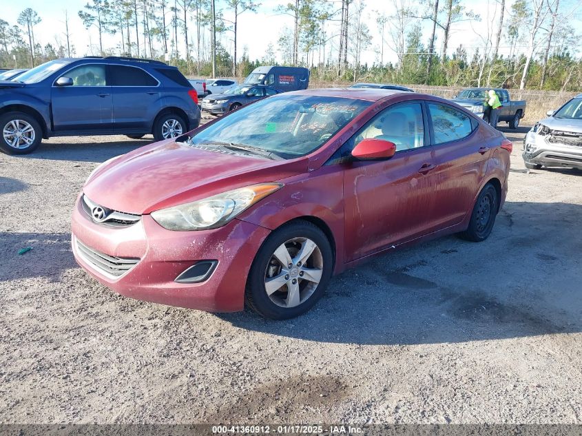 VIN 5NPDH4AE4DH327604 2013 Hyundai Elantra, Gls no.2