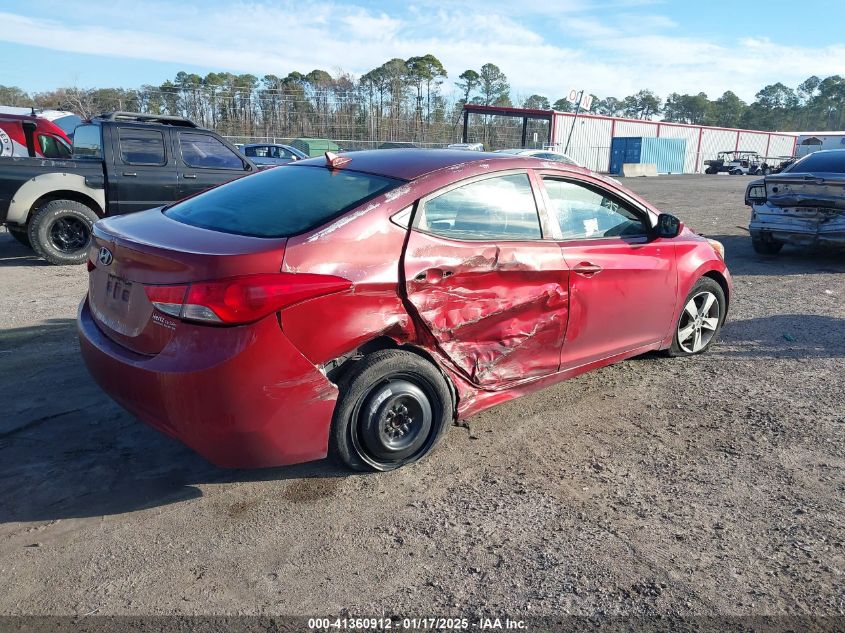 VIN 5NPDH4AE4DH327604 2013 Hyundai Elantra, Gls no.4