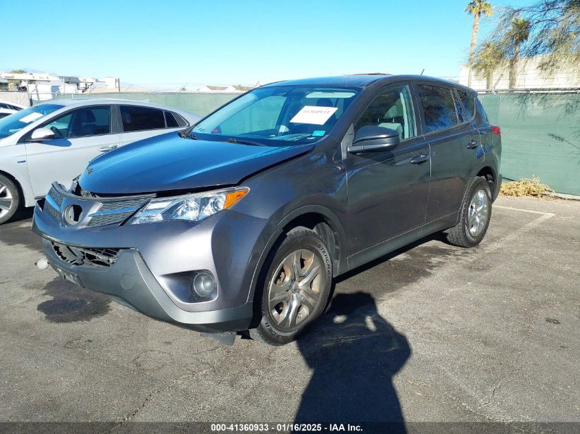 VIN 2T3BFREV4FW315176 2015 Toyota RAV4, LE no.2