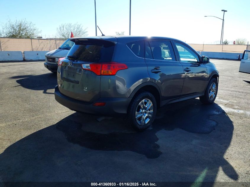 VIN 2T3BFREV4FW315176 2015 Toyota RAV4, LE no.4