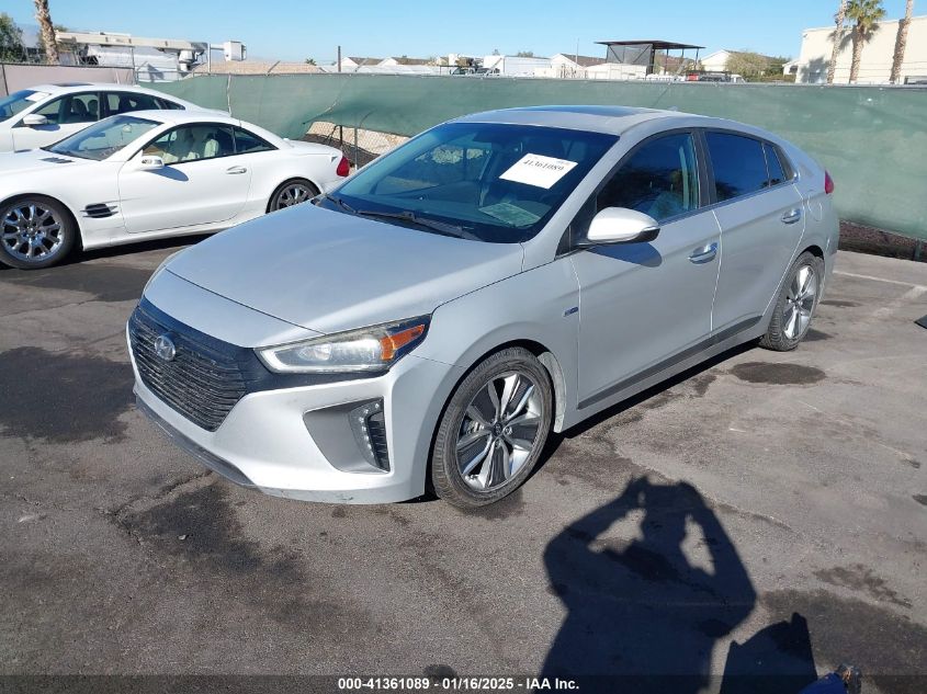 VIN KMHC85LC2HU030769 2017 Hyundai Ioniq, Hybrid Li... no.2