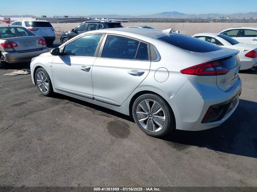 VIN KMHC85LC2HU030769 2017 Hyundai Ioniq, Hybrid Li... no.3