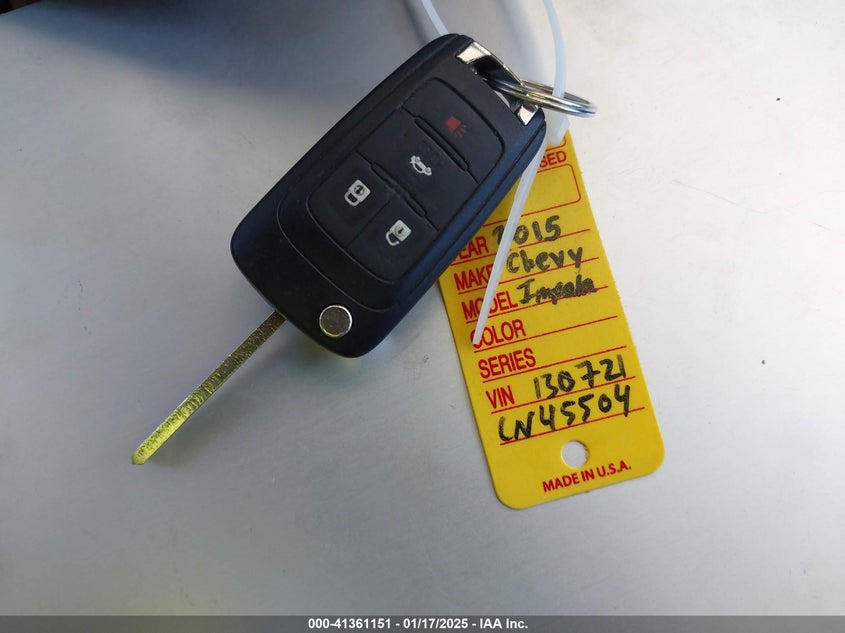 2015 CHEVROLET IMPALA VIN: 1G11Z5SL3FU130721