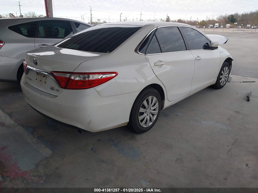 2016 TOYOTA CAMRY HYBRID LE - 4T1BD1FK4GU188306