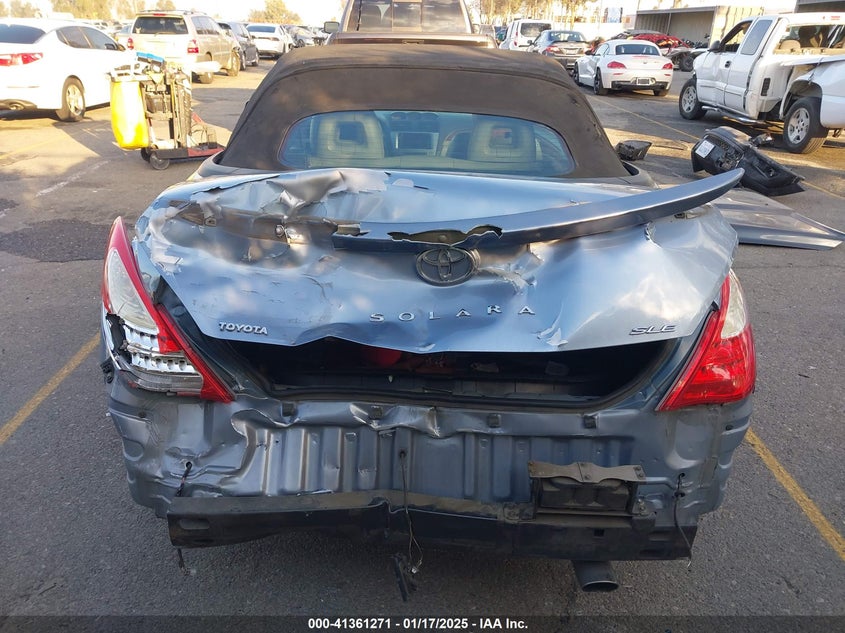 2007 TOYOTA CAMRY SOLARA VIN: 4T1FA38P27U114476