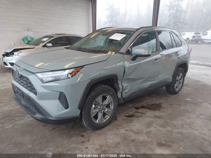 VIN 2T3RWRFV0NW136838 2022 TOYOTA RAV4 HYBRID XLE