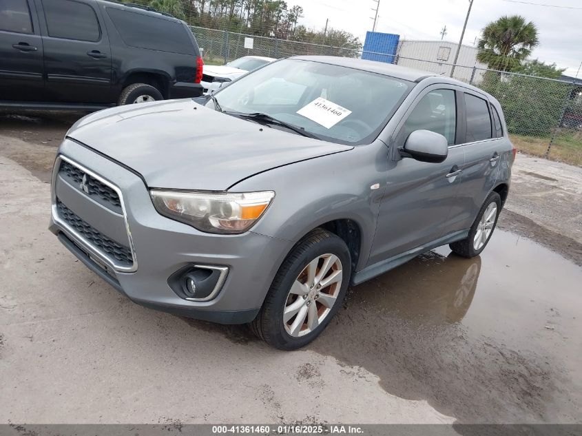 VIN 4A4AP4AUXDE002753 2013 MITSUBISHI OUTLANDER SPORT no.2