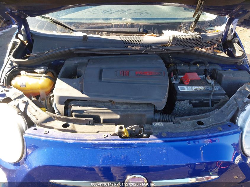 2013 Fiat 500 Lounge VIN: 3C3CFFCR4DT512978 Lot: 41361476