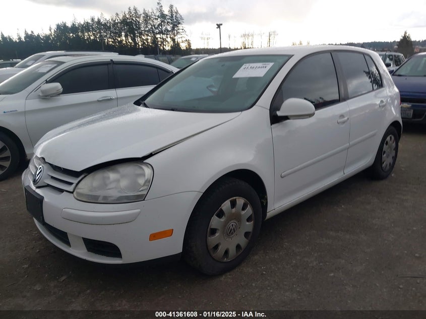 2007 VOLKSWAGEN RABBIT VIN: WVWCR71K87W166379