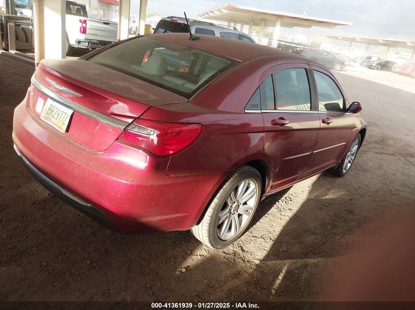 Vin: 1c3ccbag5cn240071, lot: 41852405, chrysler 200 lx 20124