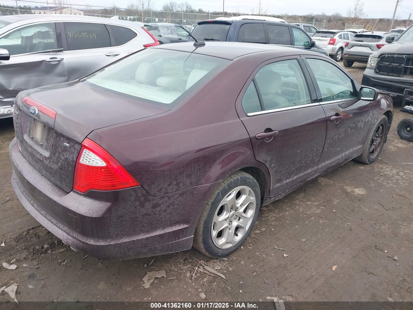 2011 FORD FUSION VIN: 3FAHP0HA4BR125796