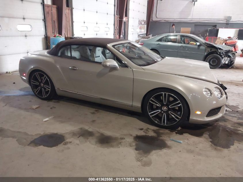 2013 BENTLEY CONTINENTAL GTC V8 - SCBGT3ZA7DC085655