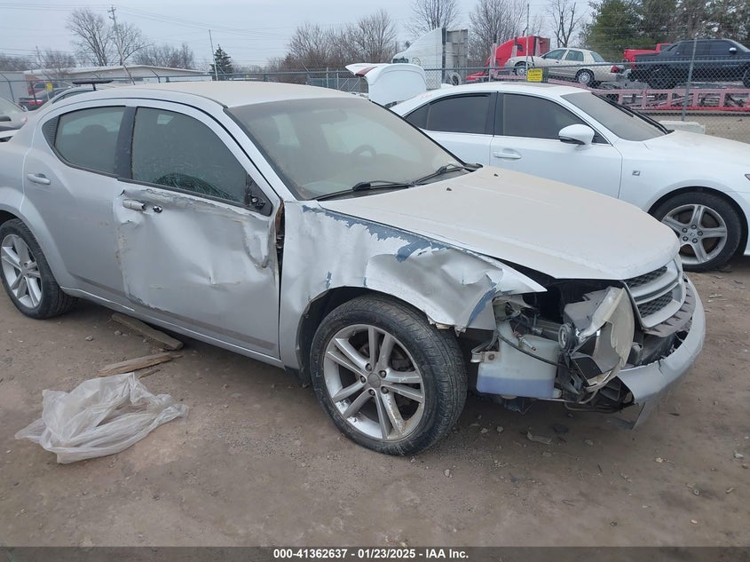 2012 DODGE AVENGER VIN: 1C3CDZABXCN122673