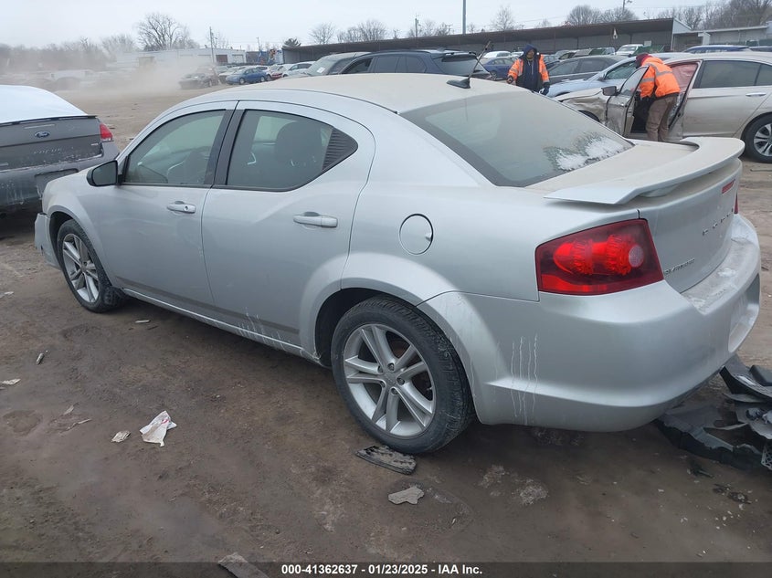 2012 DODGE AVENGER VIN: 1C3CDZABXCN122673