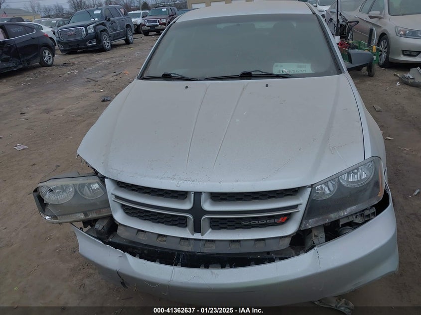 2012 DODGE AVENGER VIN: 1C3CDZABXCN122673
