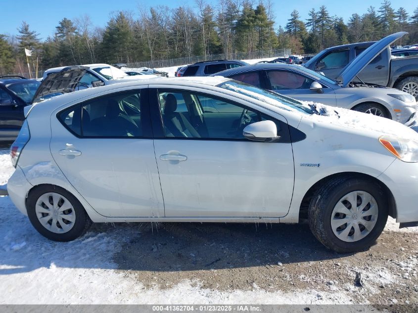 2013 Toyota Prius C Two VIN: JTDKDTB32D1046161 Lot: 41362704